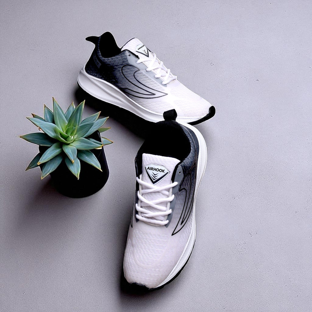 SMOKE-Grey Running Walking Extra Jump Lightweight Sports Shoes Men's